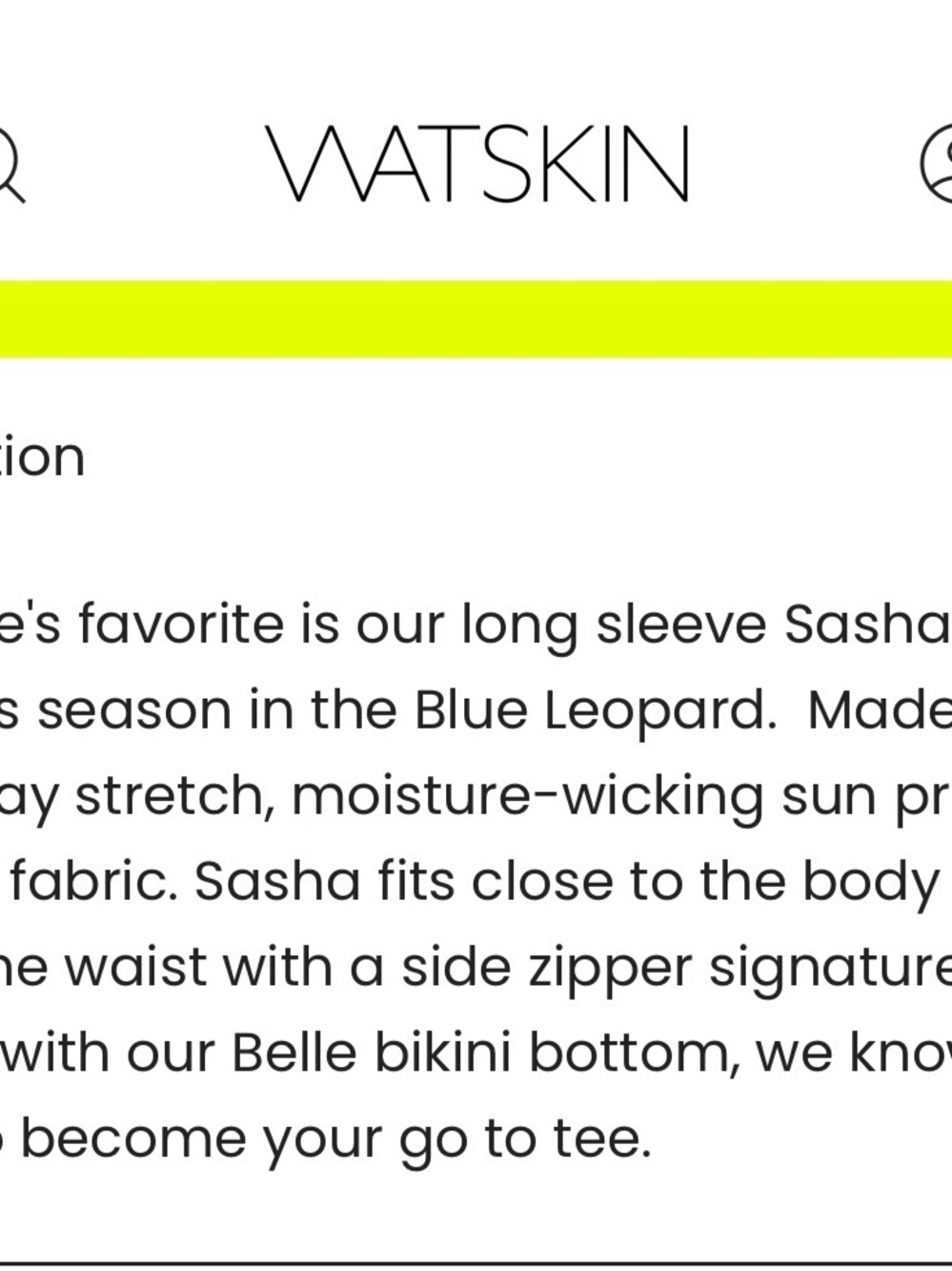 Watskin Sasha Long-Sleeve Tee in Blue Leopard - Picture 9 of 11